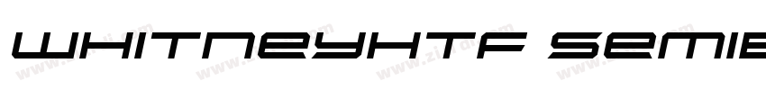 WhitneyHTF SemiBold字体转换